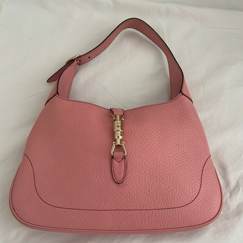 Gucci Authentic Jackie 1961 Hobo Style Purse in Pink
